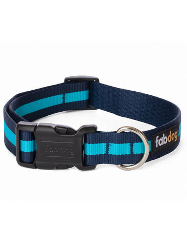Fabdog Stripe Collar - Navy