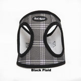 black plaid Mesh animal Harness