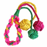 Triple Balls Hemp Rope Dog Chew Toy