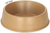 tan Bamboo Dog Bowls
