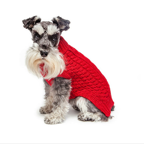 Chunky Red Sweater