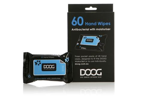 DOOG Anti-Bacterial Handwipes (3 packs of 20)