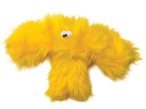yellow fuzzy pet toy
