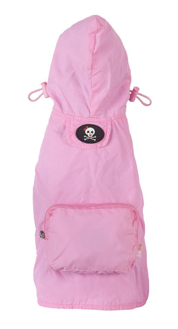 Fabdog Girlie Skull Raincoat - Light Pink
