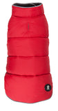 Puffer Dog Coat - Reversible Red/Black