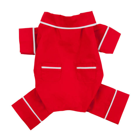 Pajamas - Red Poplin