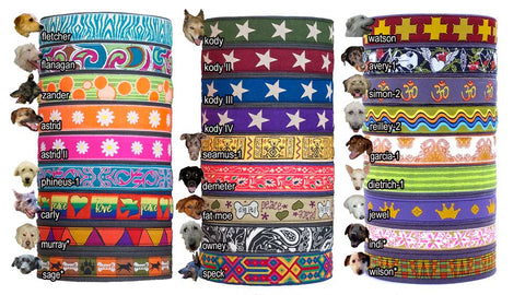 100% Hemp Decorative Martingale Collars