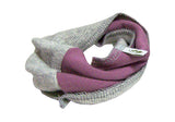 Colorblock Infinity Scarf - Lilac
