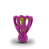 green and purple pet toy 