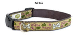 paw print dog collar 