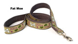 brown and colors leash 