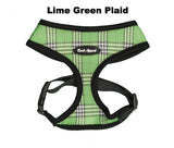 green plaid Mesh animal Harness