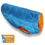 Loft Dog Jacket - Reversible - Blue Orange