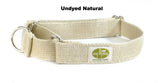 white dog collar 