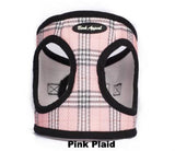 pink plaid Mesh animal Harness