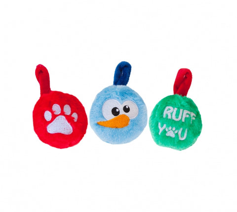 Plush Ornaments - 3pk