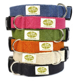  blue, pink, green, orange, white and black small dog collars 